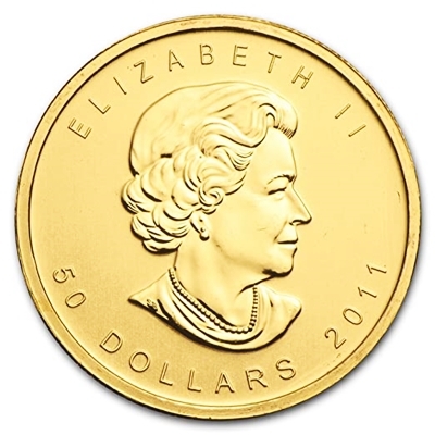 1 oz Gold Maple Leaf coins