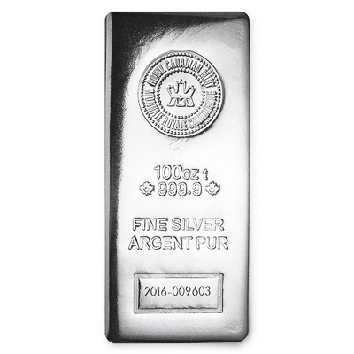 100 oz RCM Silver Bar