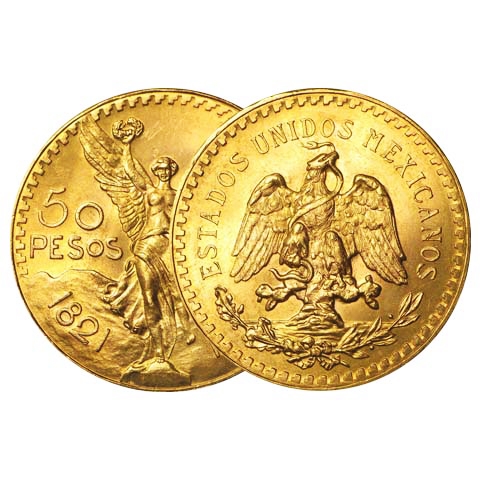 Mexico Gold 50 Pesos (Random)